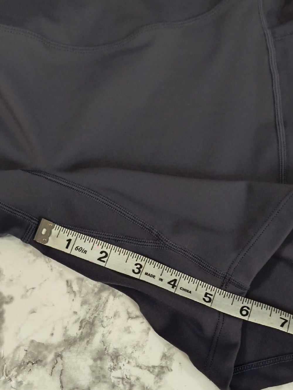 Maternity Black Active Legging Shorts- Black Size XL - Picture 2 of 8